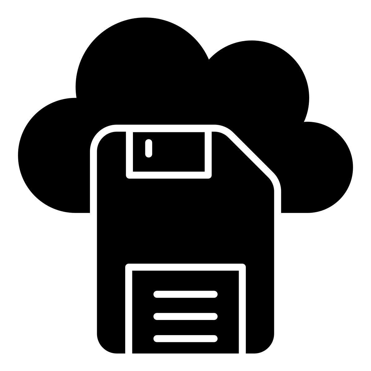 cloud floppy icon