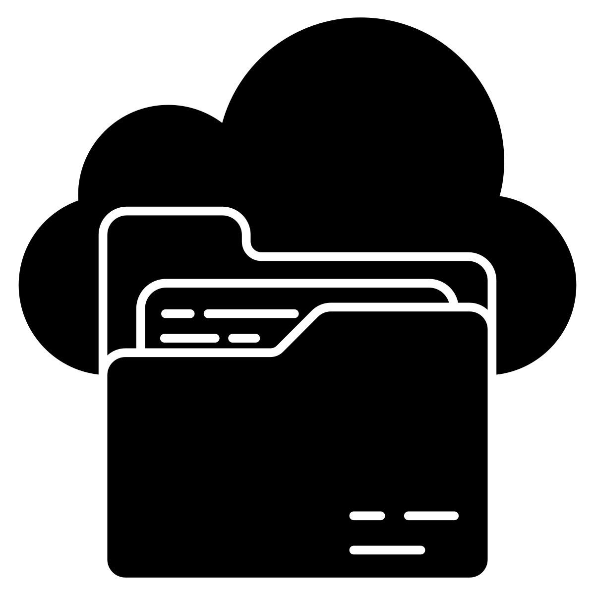 cloud folder icon