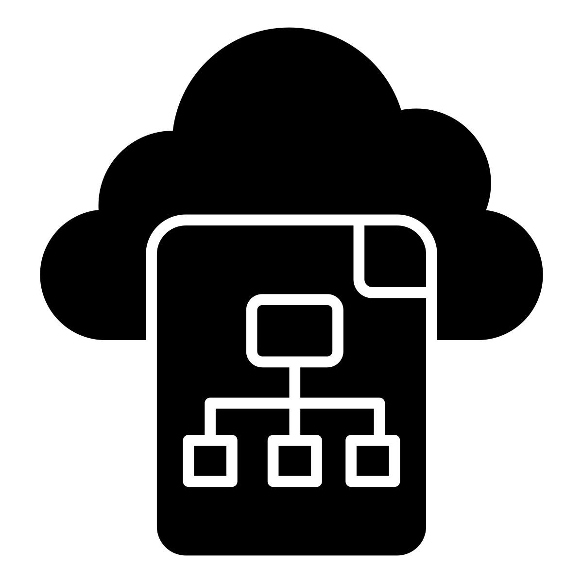cloud hierarchy icon