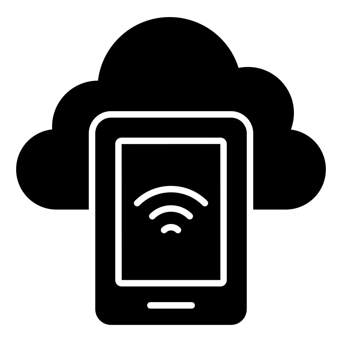 cloud phone icon