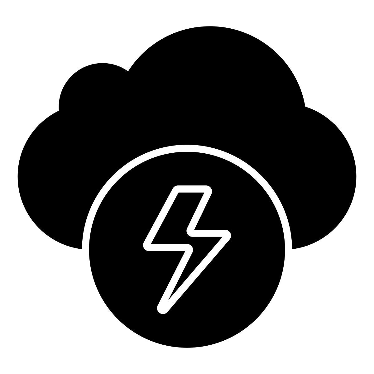 cloud power icon