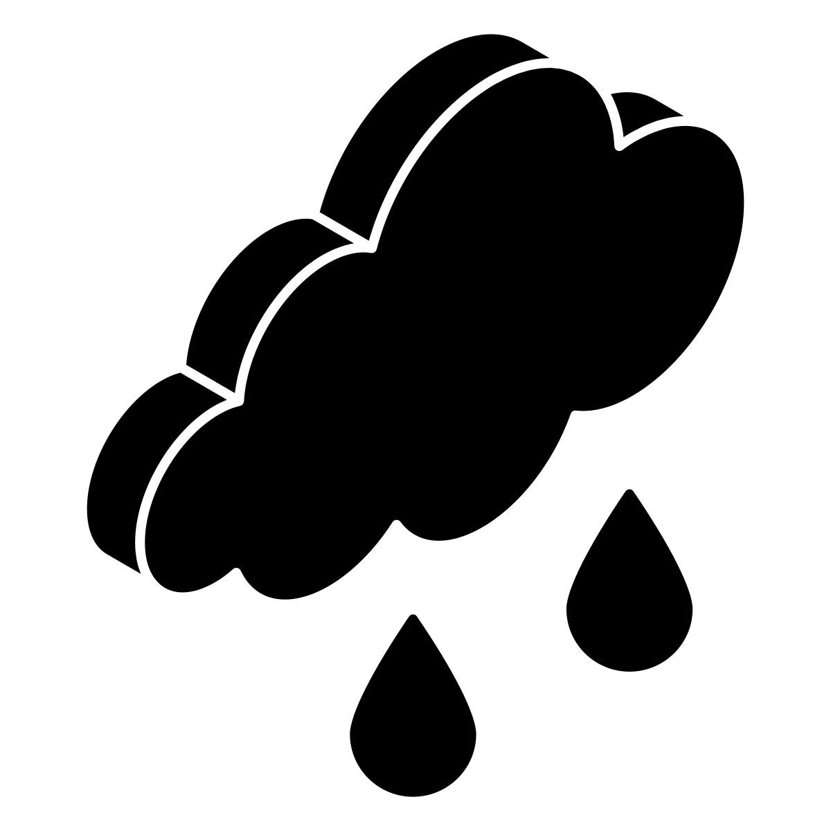 cloud raining icon