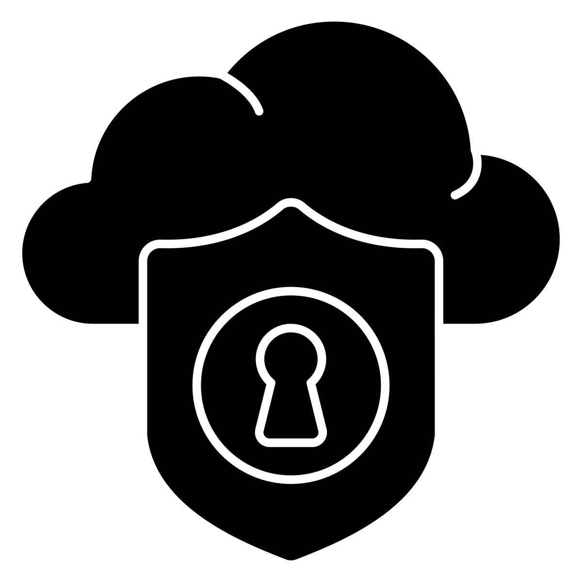 cloud security icon