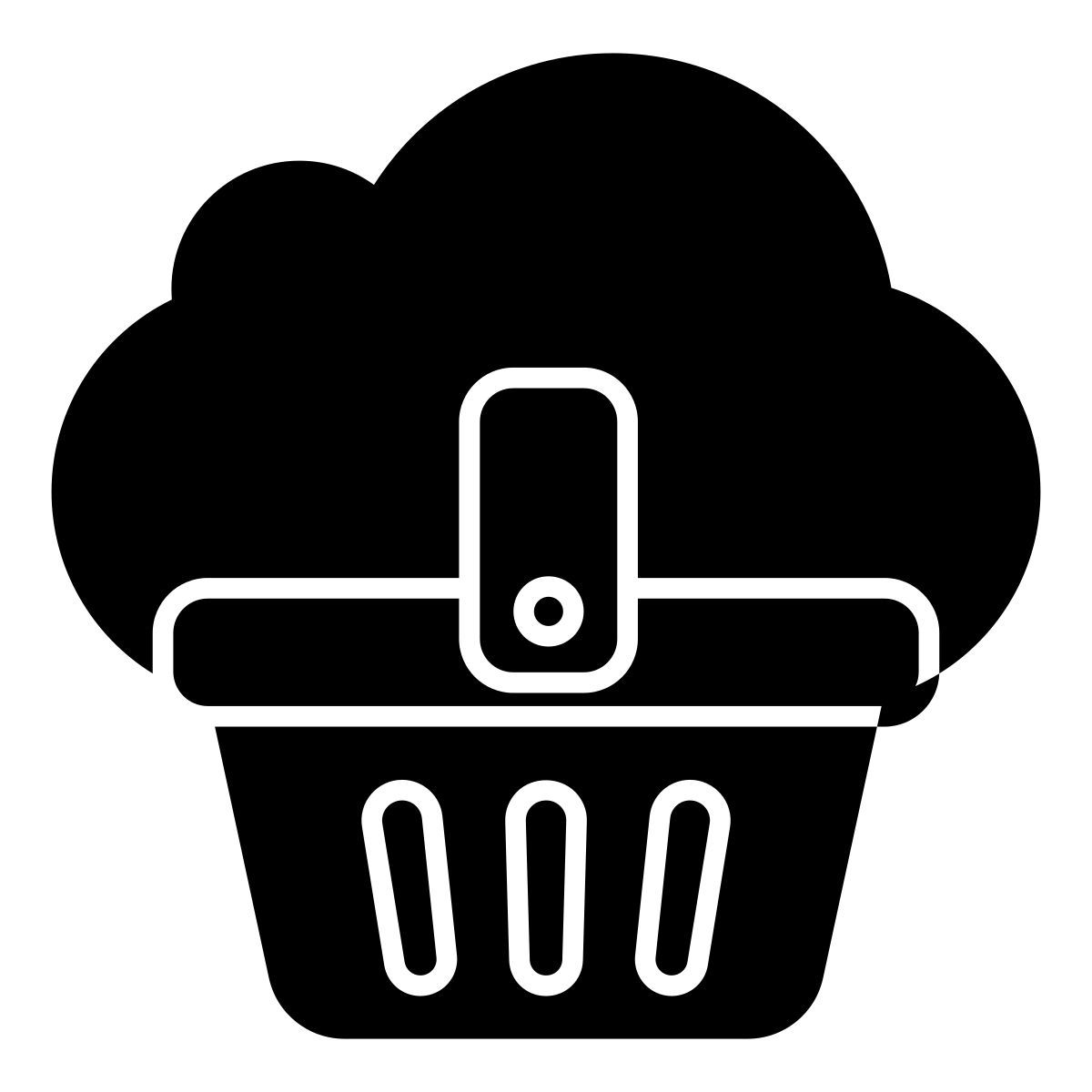 cloud shopping icon