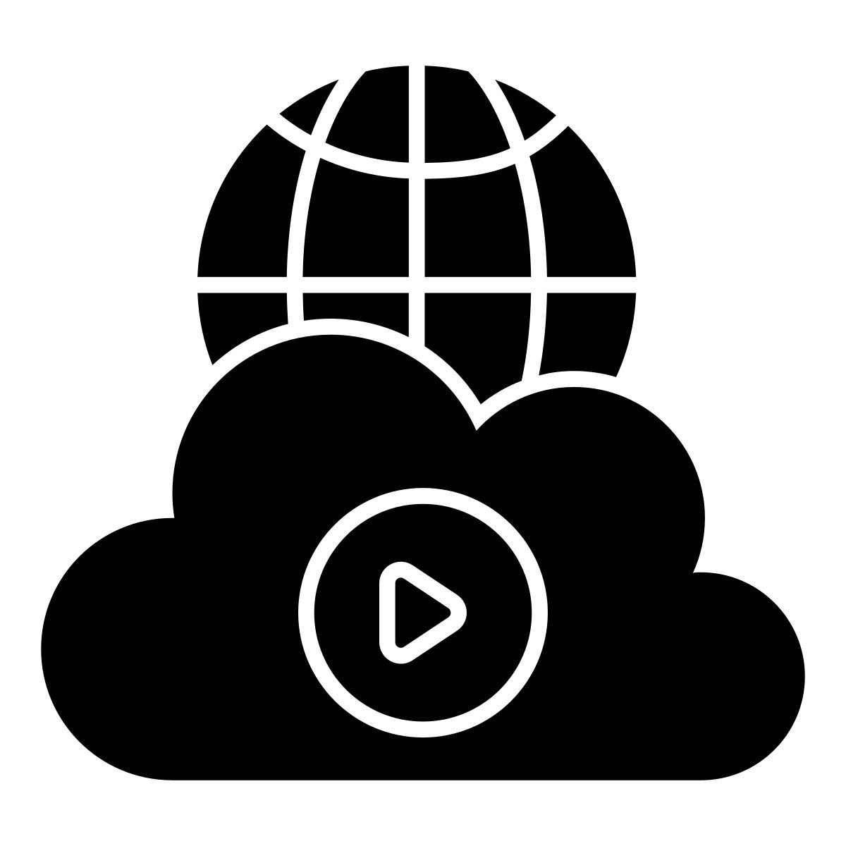 cloud video icon