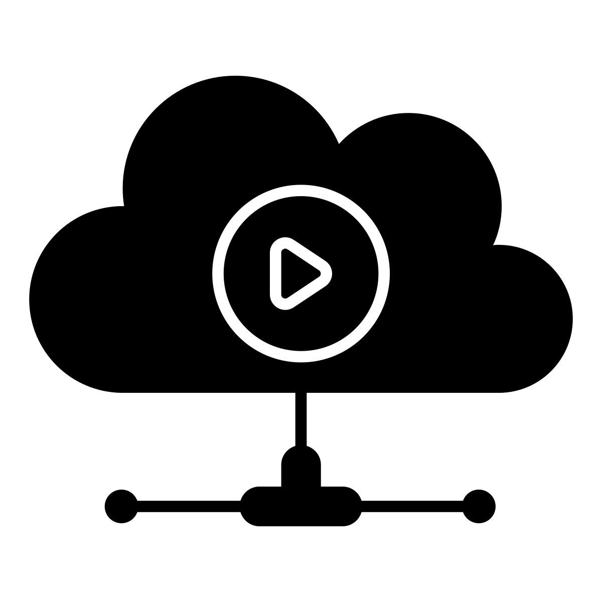 cloud video icon