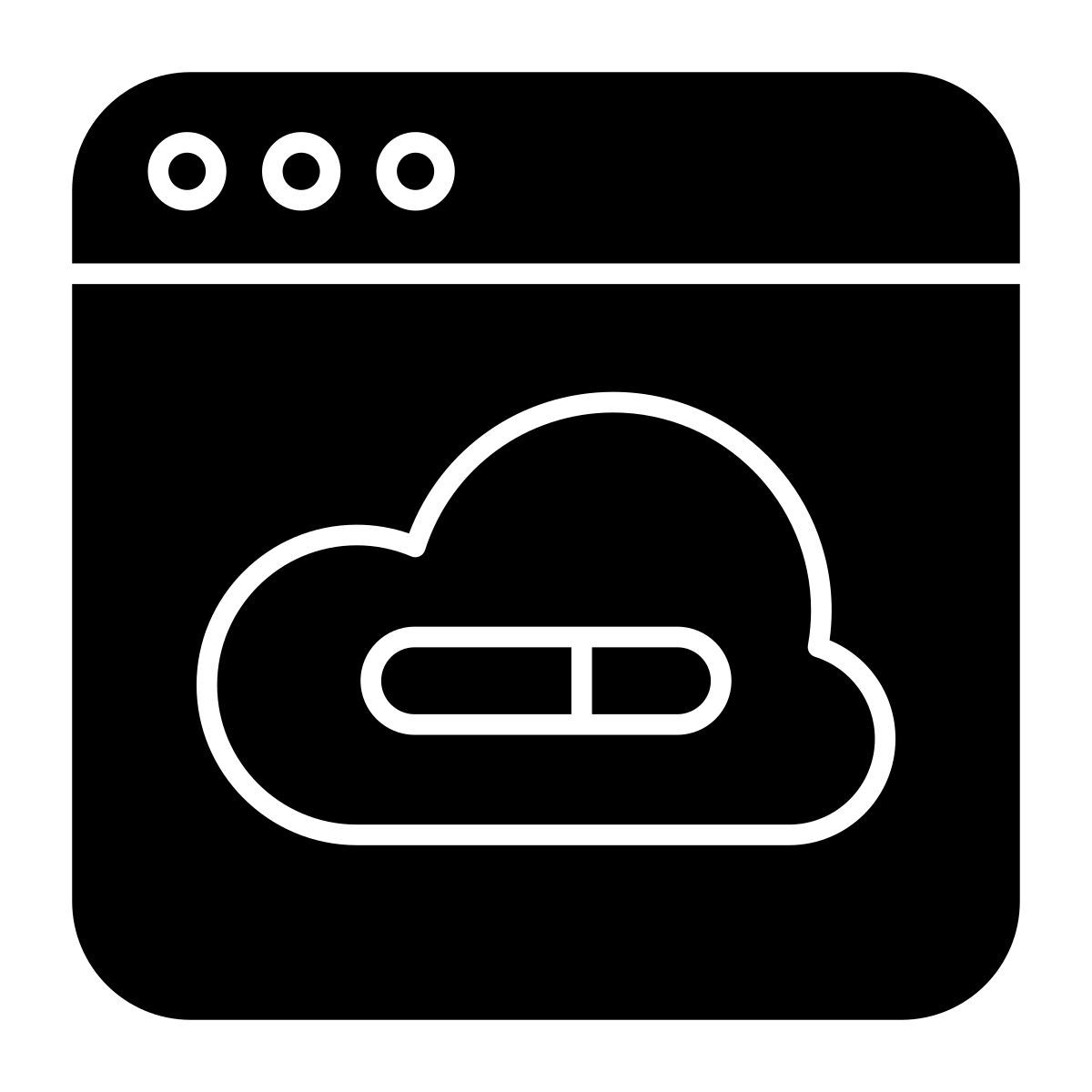 cloud website icon