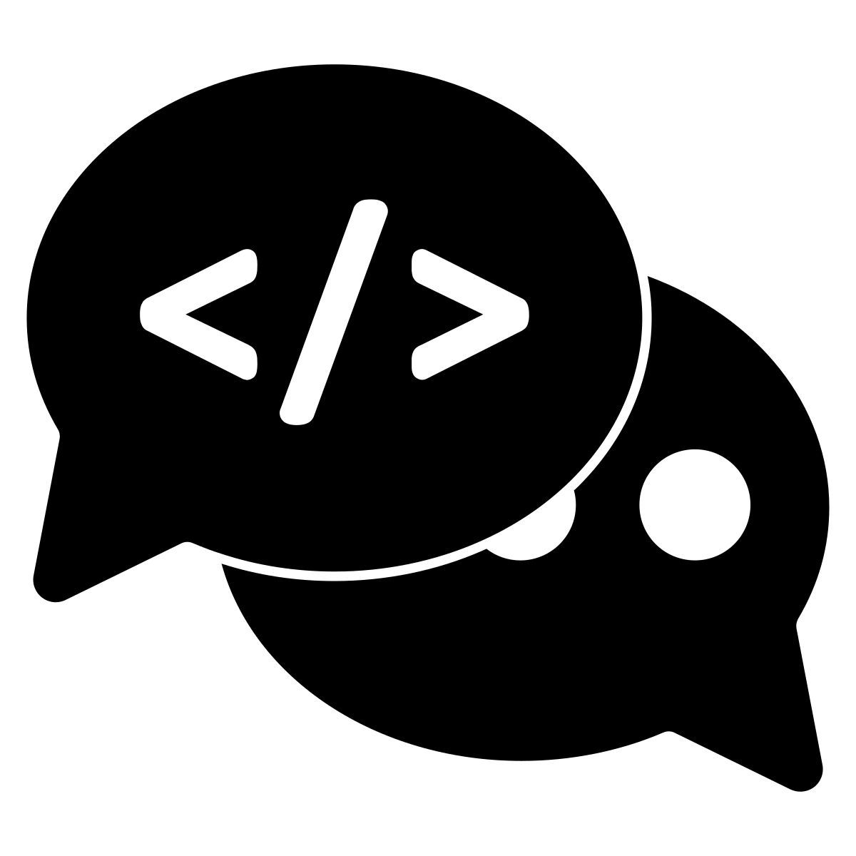 coding chat icon