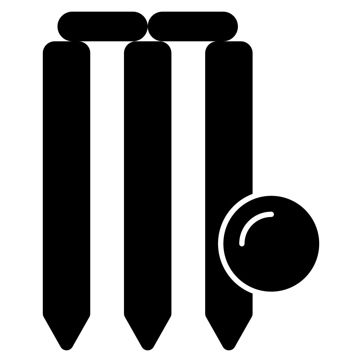 cricket wicket icon