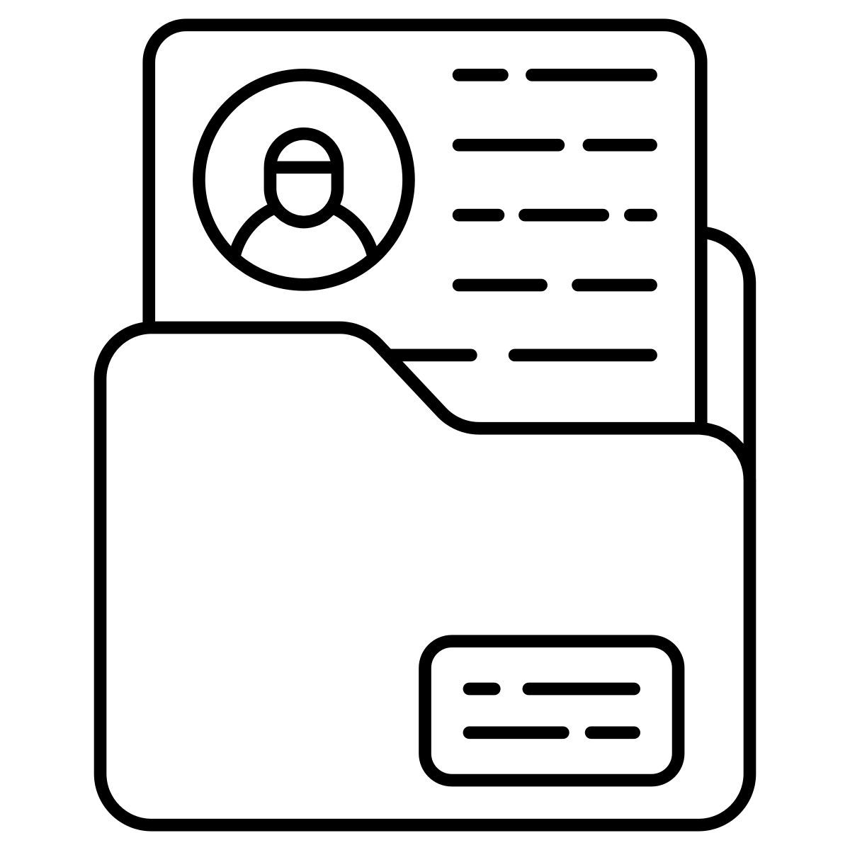 carpeta de cv icon