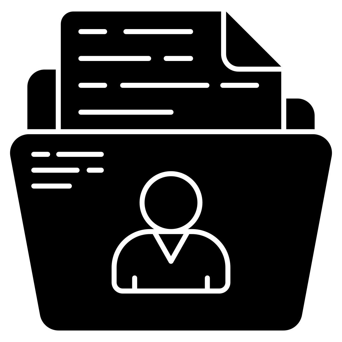 carpeta de cv icon