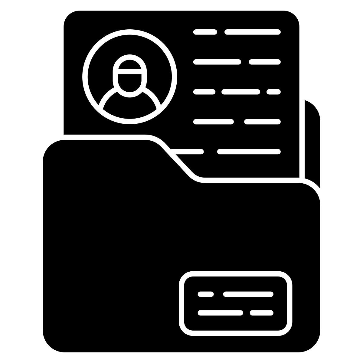 carpeta de cv icon