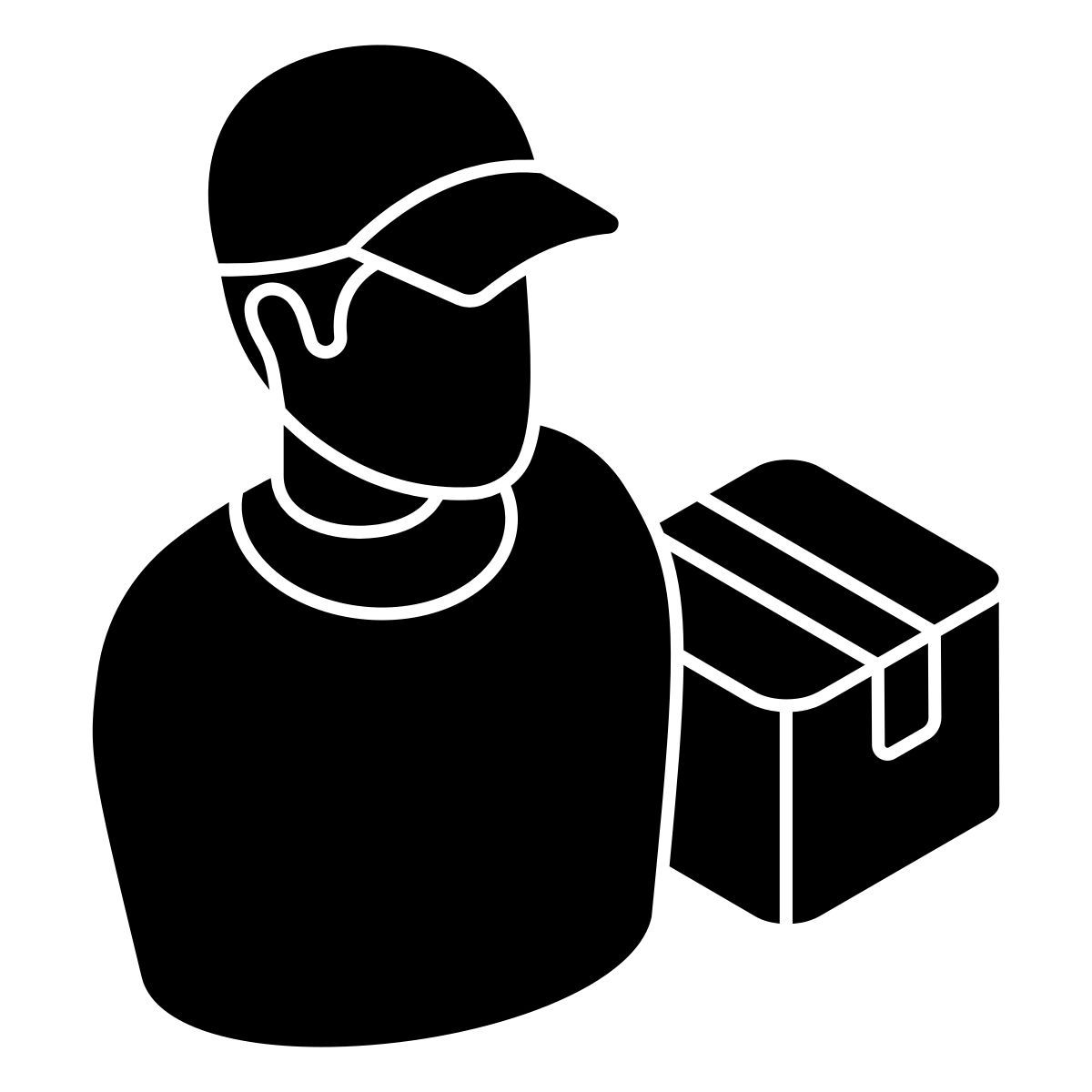 delivery man icon