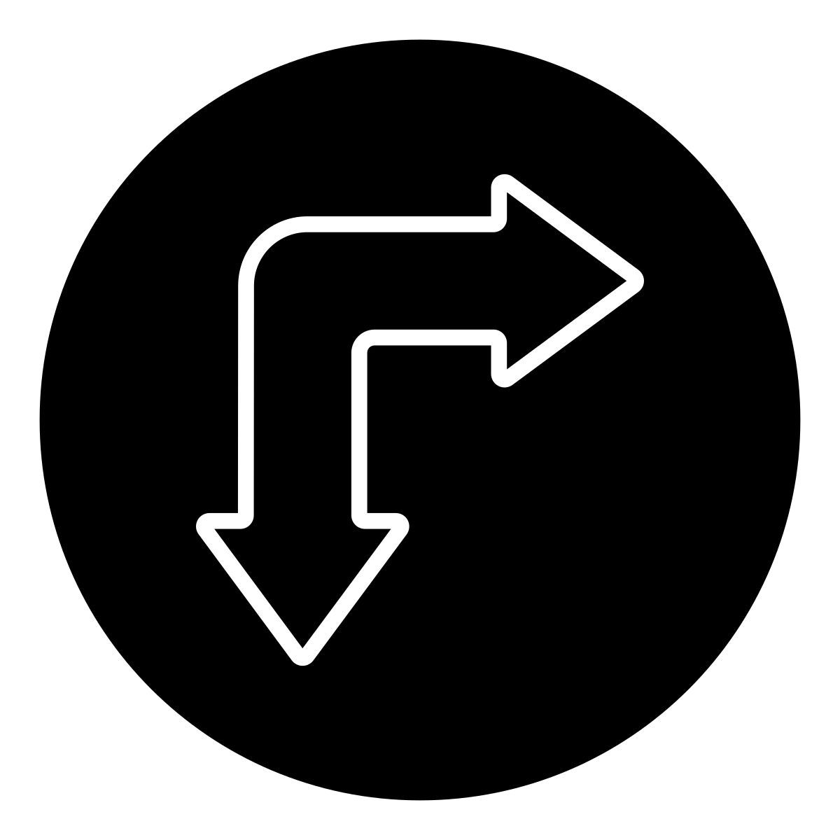 direction arrow icon
