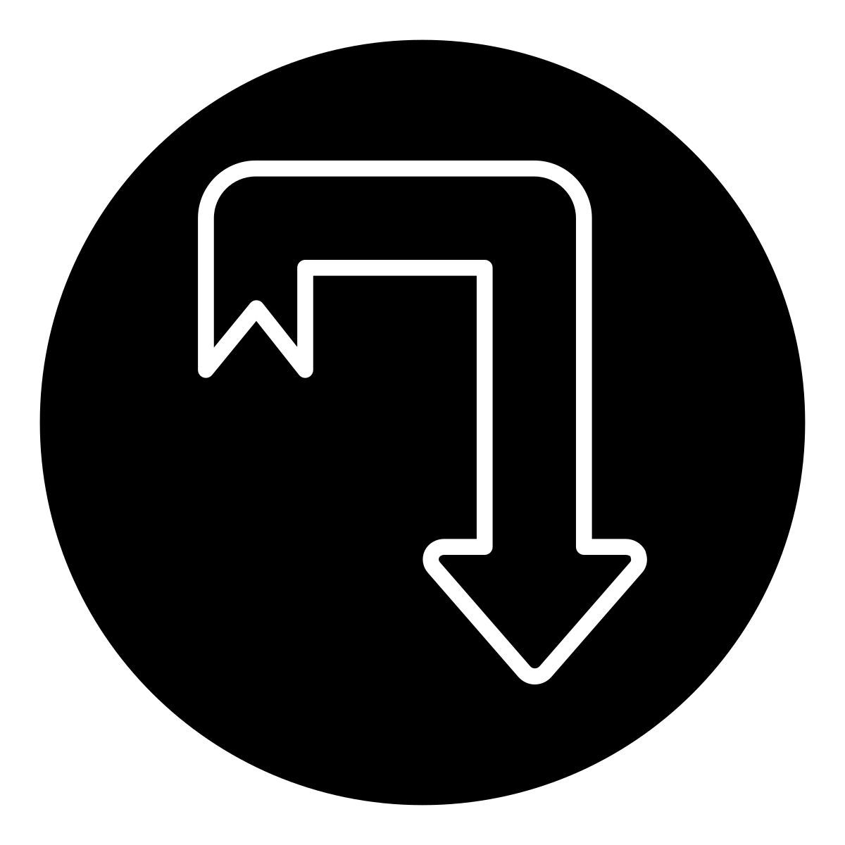 direction arrow icon