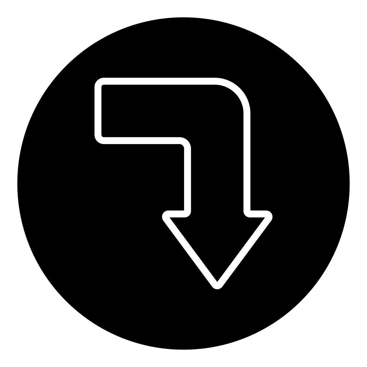 стрелка направления icon