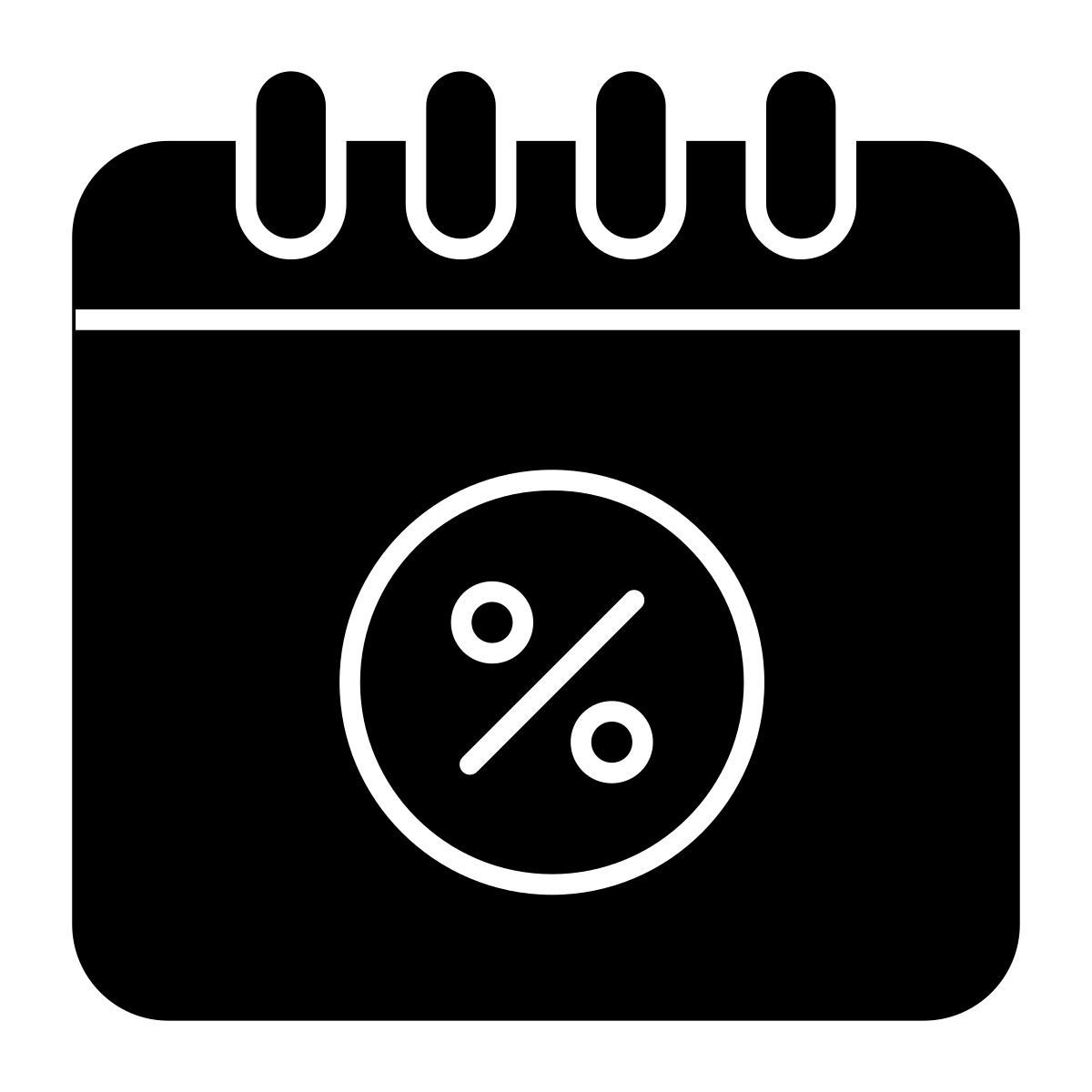 discount schedule icon