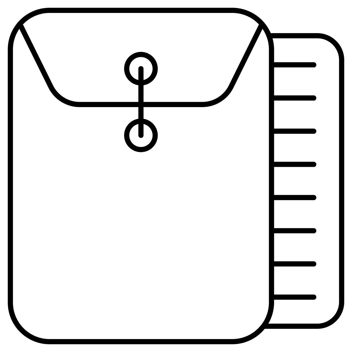 sobre para documentos icon