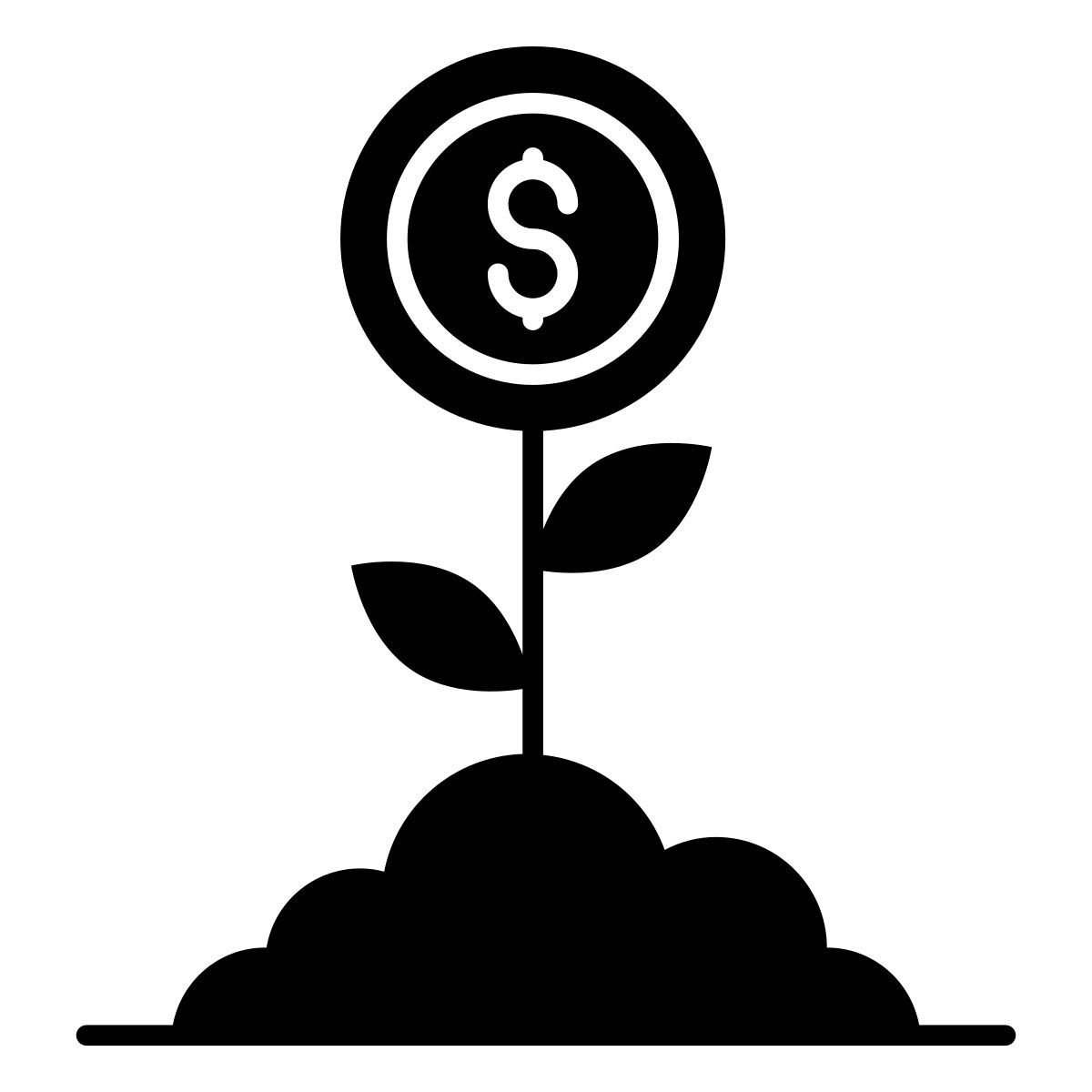 crescimento financeiro icon