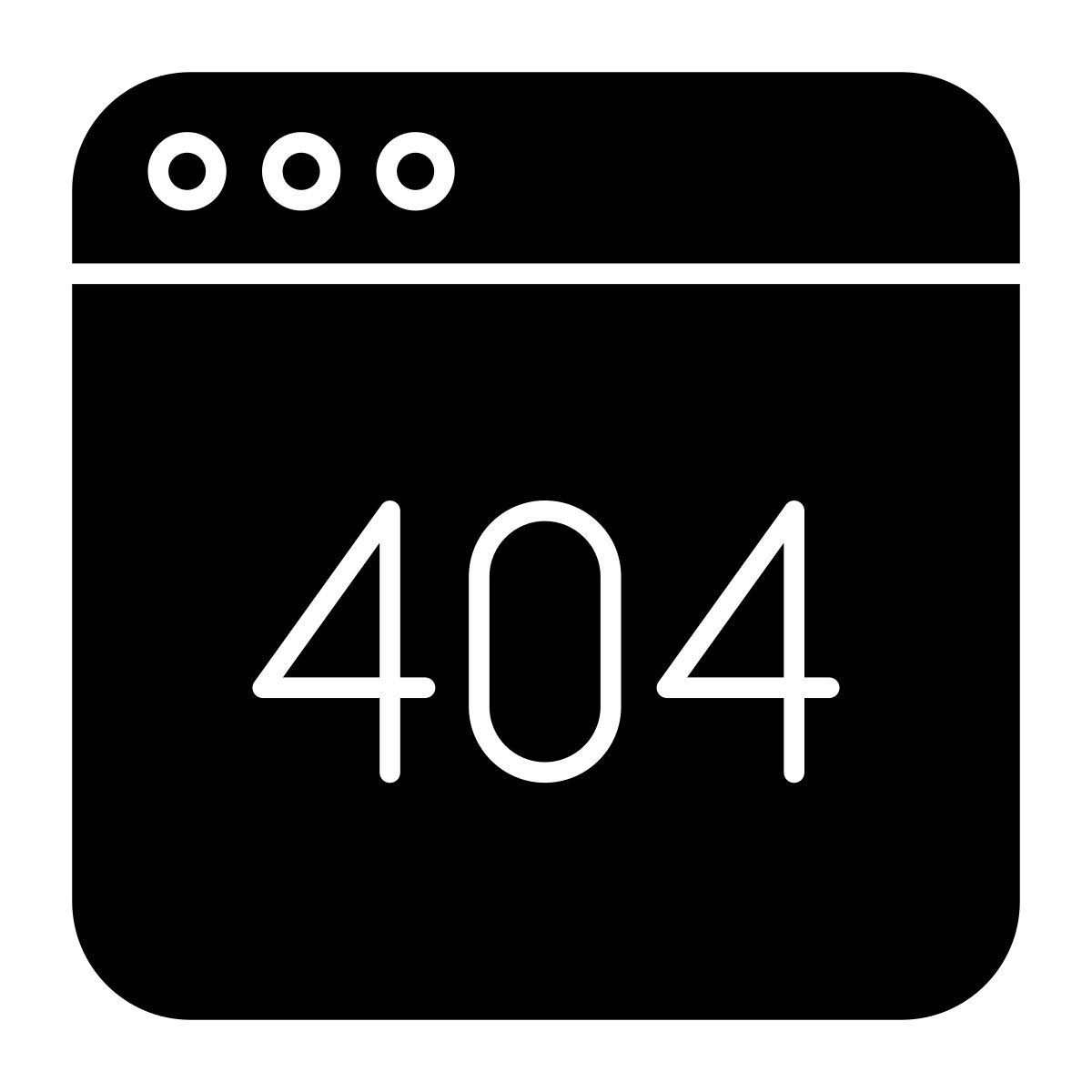 error 404 icon