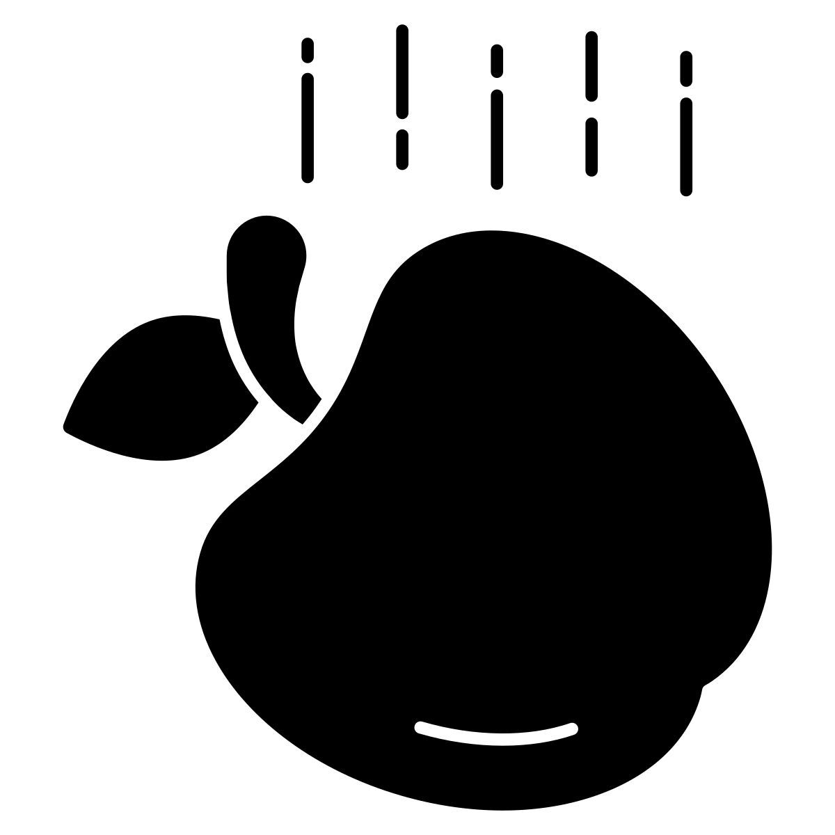 falling apple icon