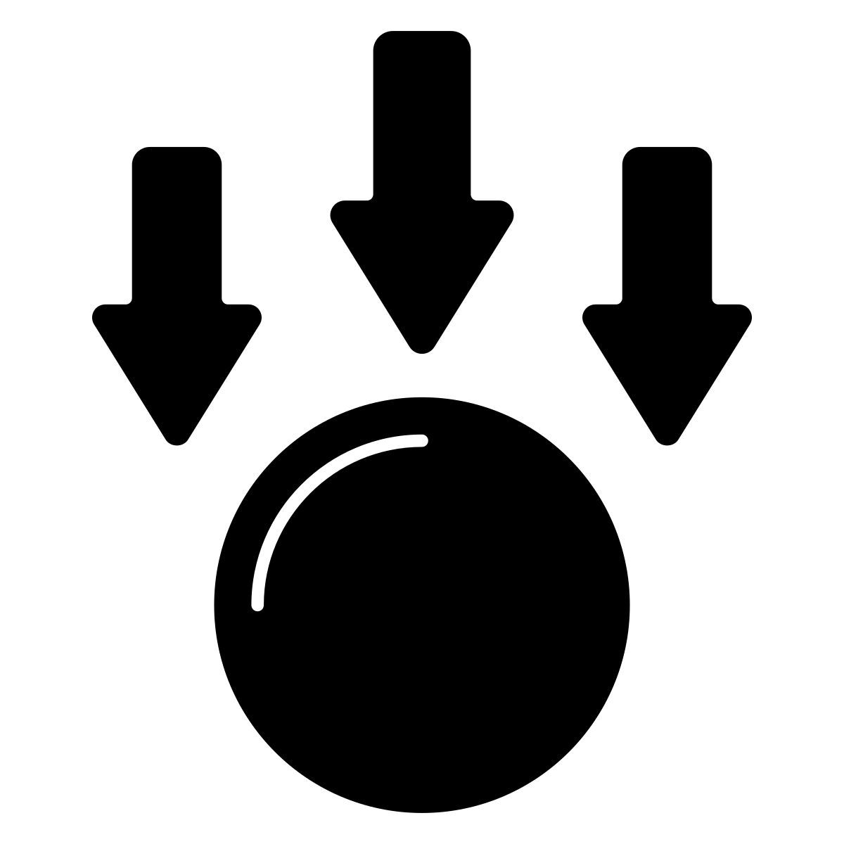 falling ball icon