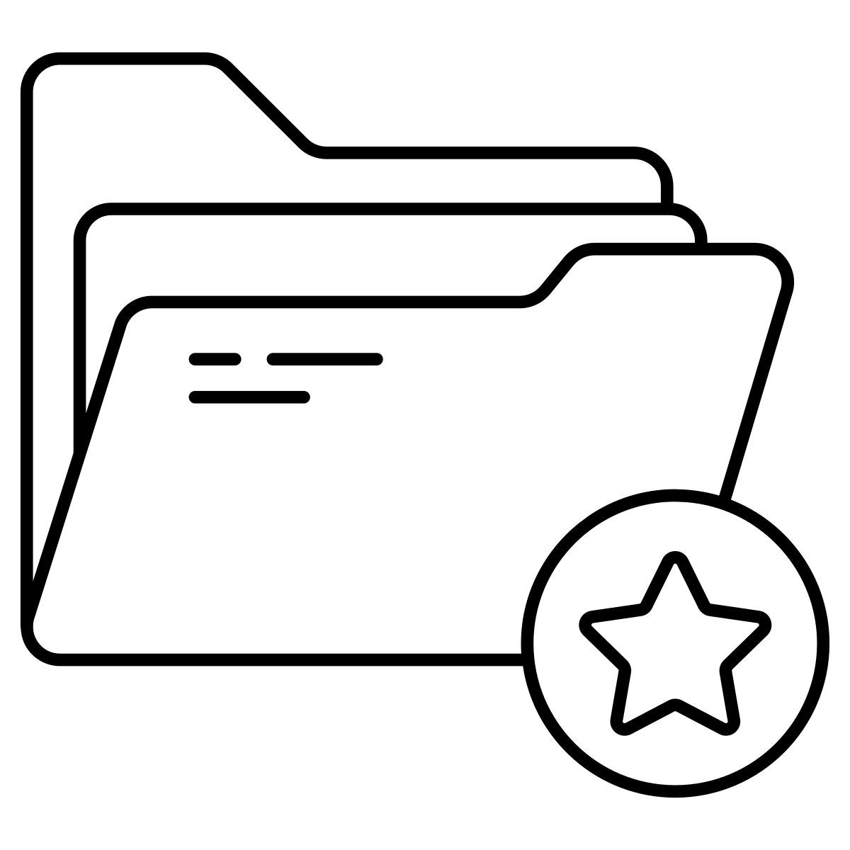 cartella preferita icon