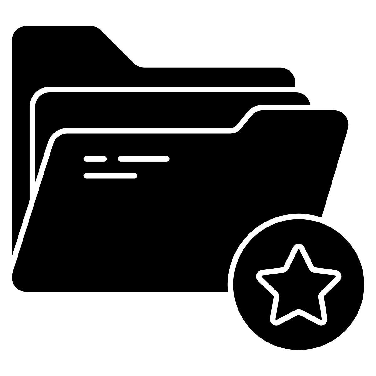 cartella preferita icon