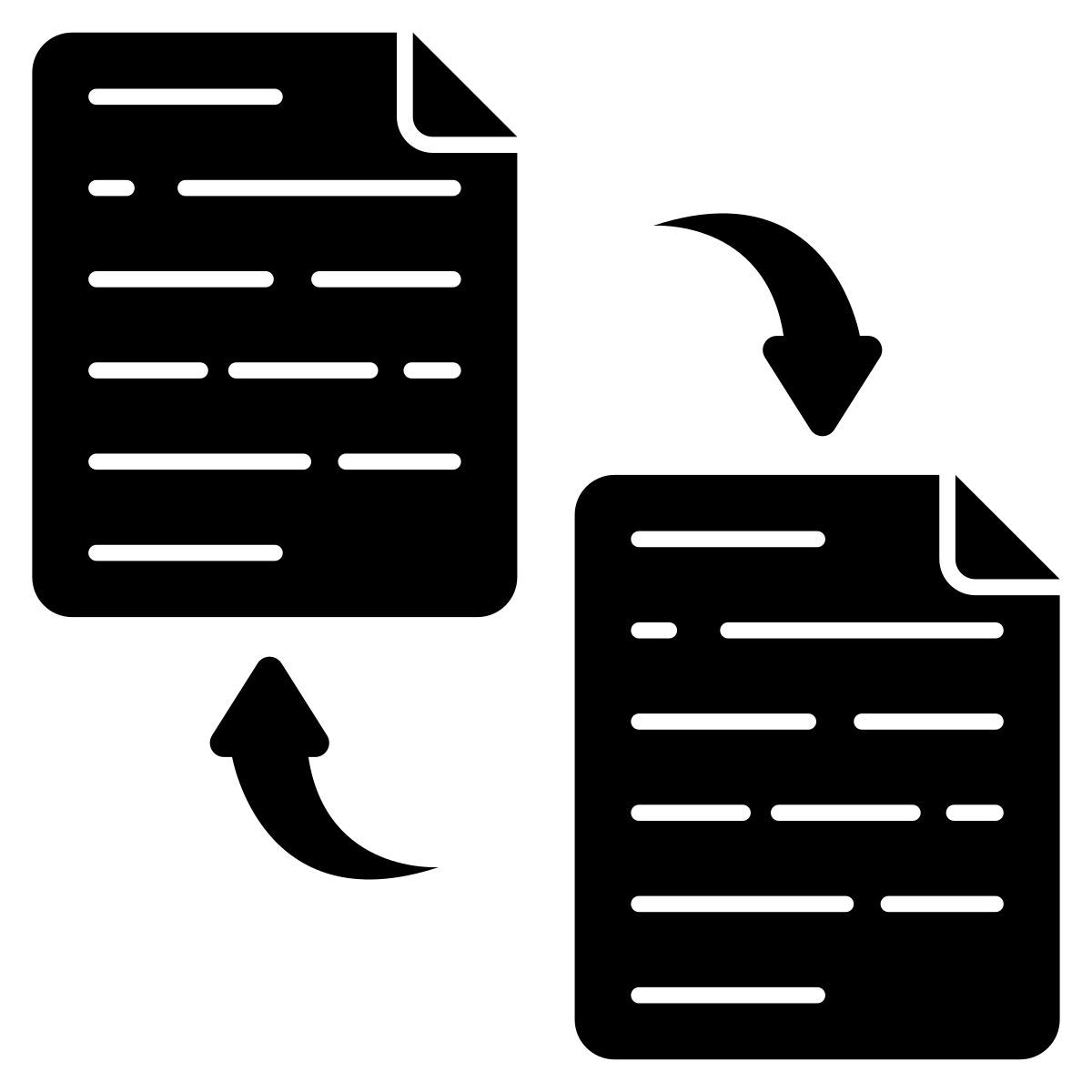 scambio di file icon