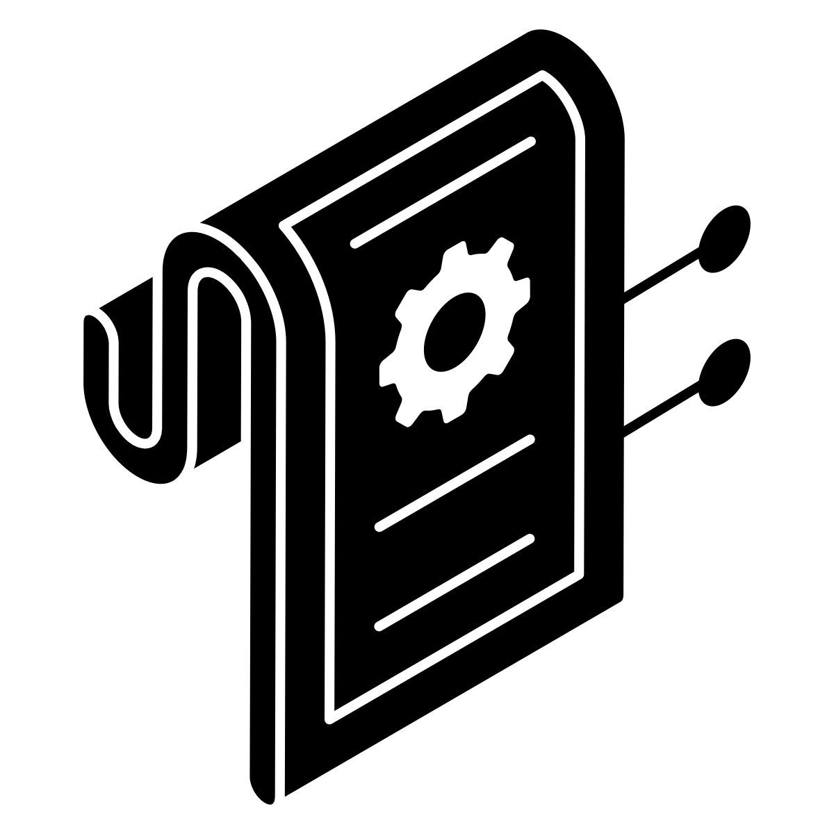 paramètre de fichier icon