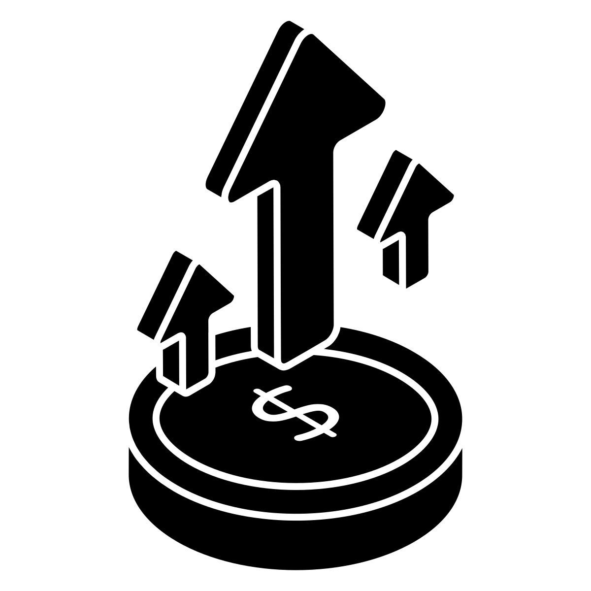 financial chart icon