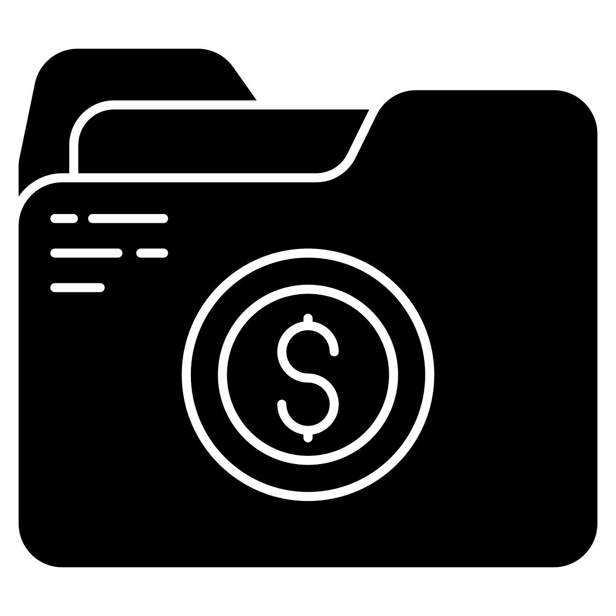 carpeta financiera icon