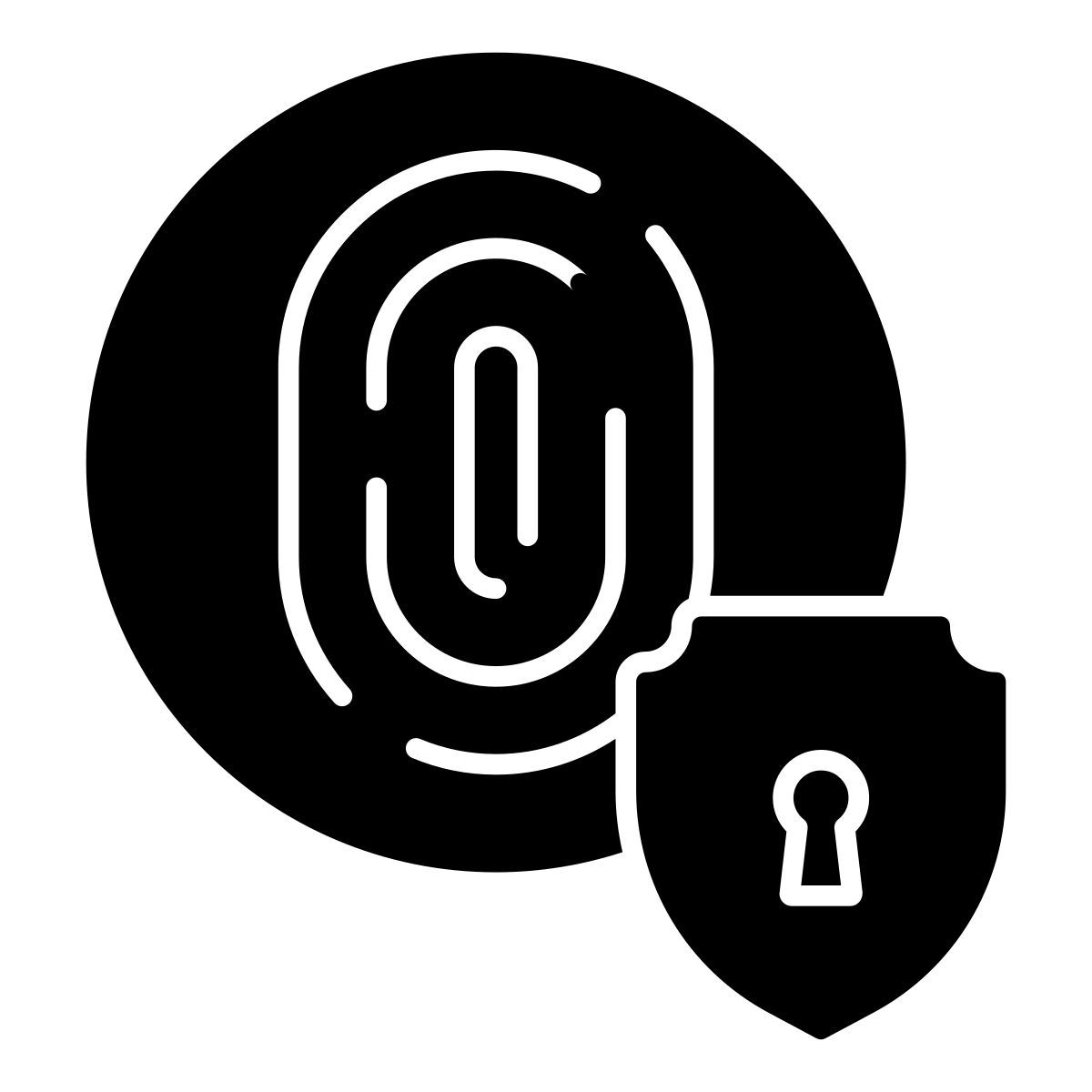 fingerprint security icon