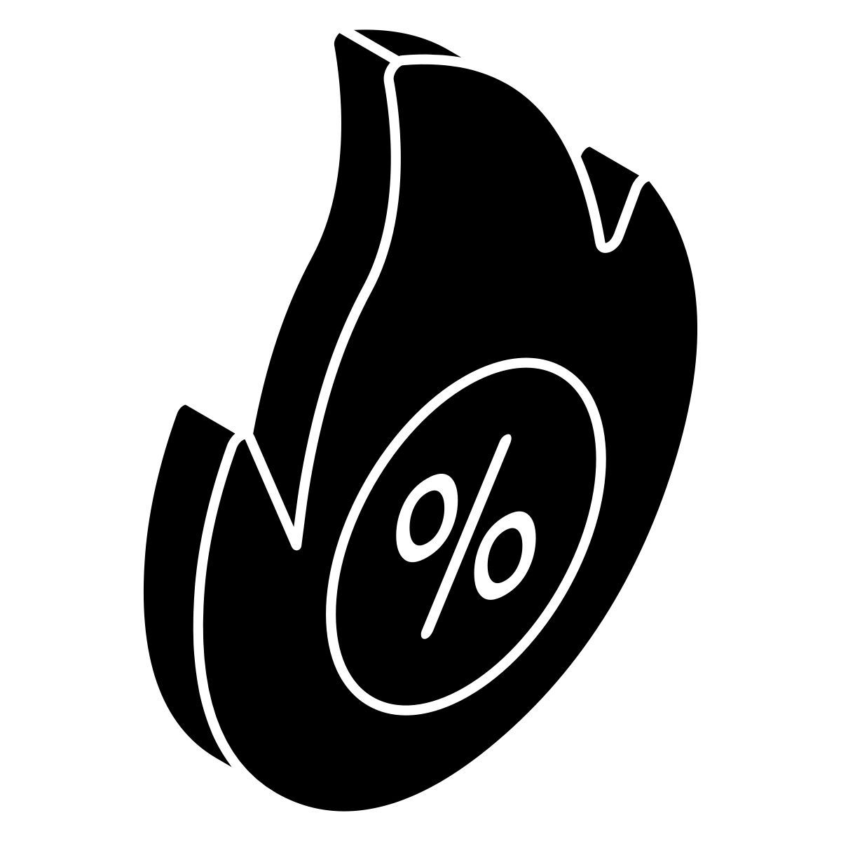 flame discount icon