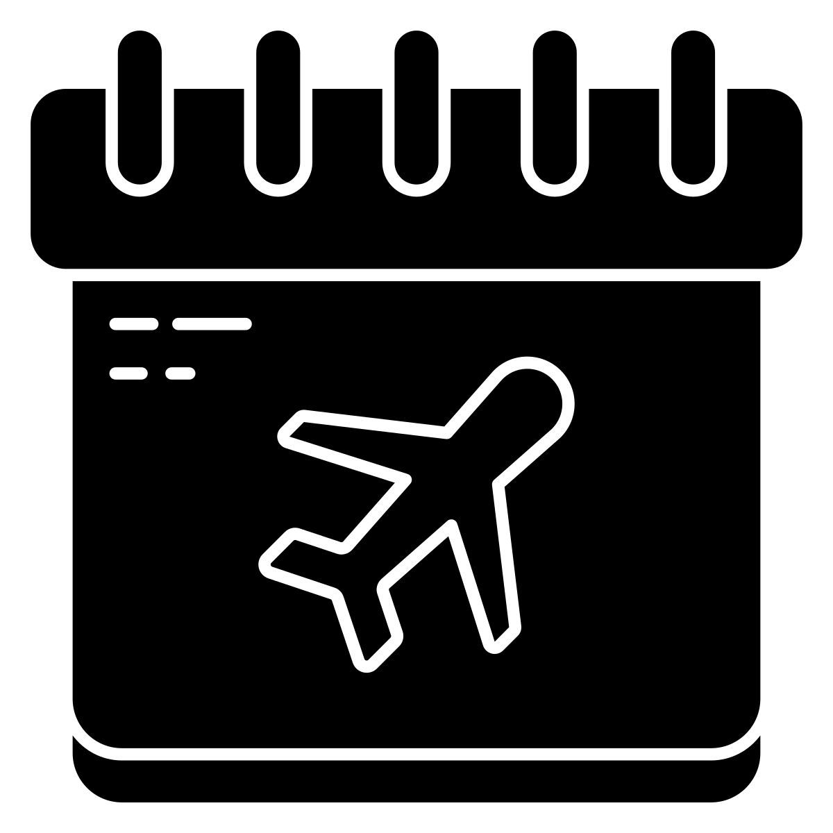 flight schedule icon