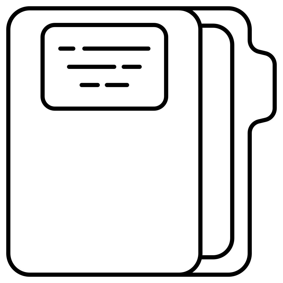 ordnerhülle icon