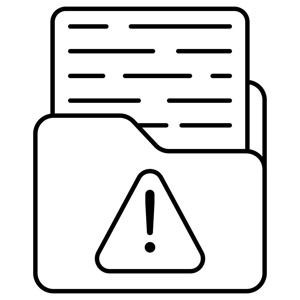文件夹错误 icon