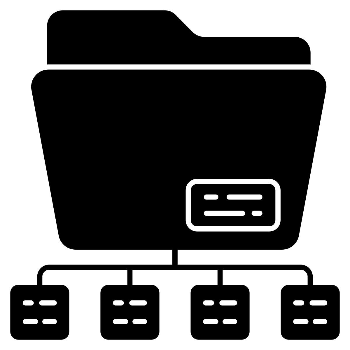 ordner netzwerk icon