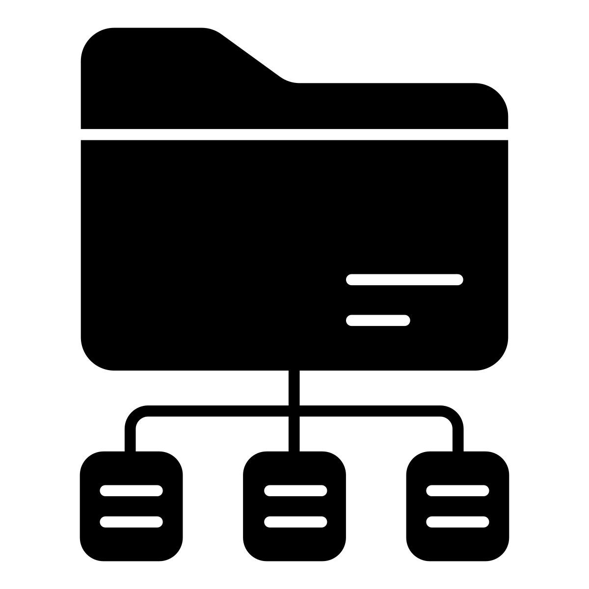 ordner netzwerk icon