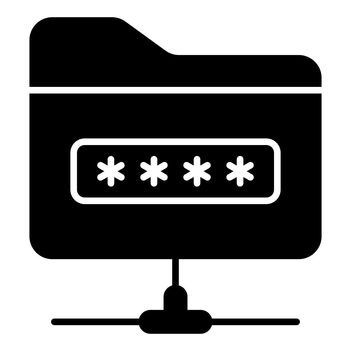mot de passe du dossier icon