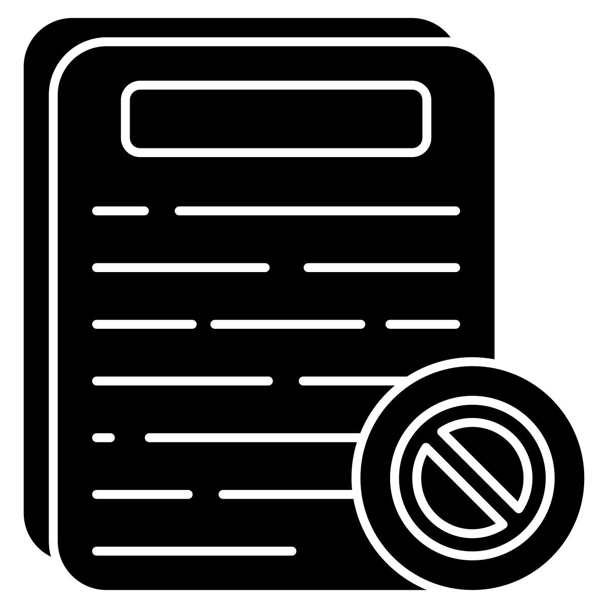 금지된 문서 icon