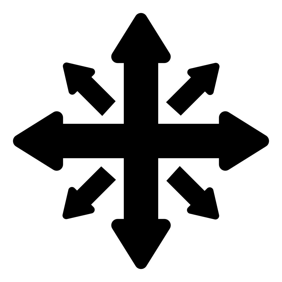 four direction arrows icon