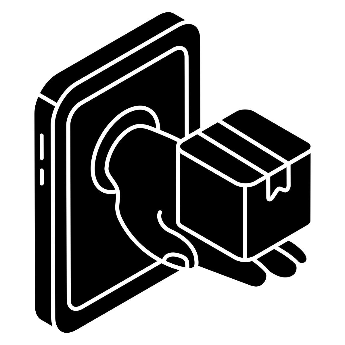 paket geben icon