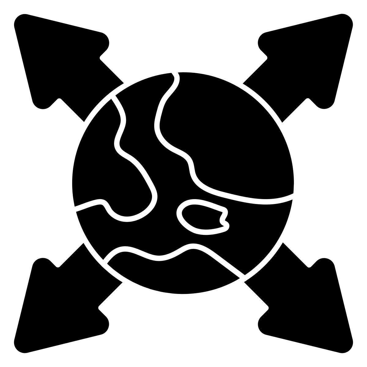 globale richtungspfeile icon