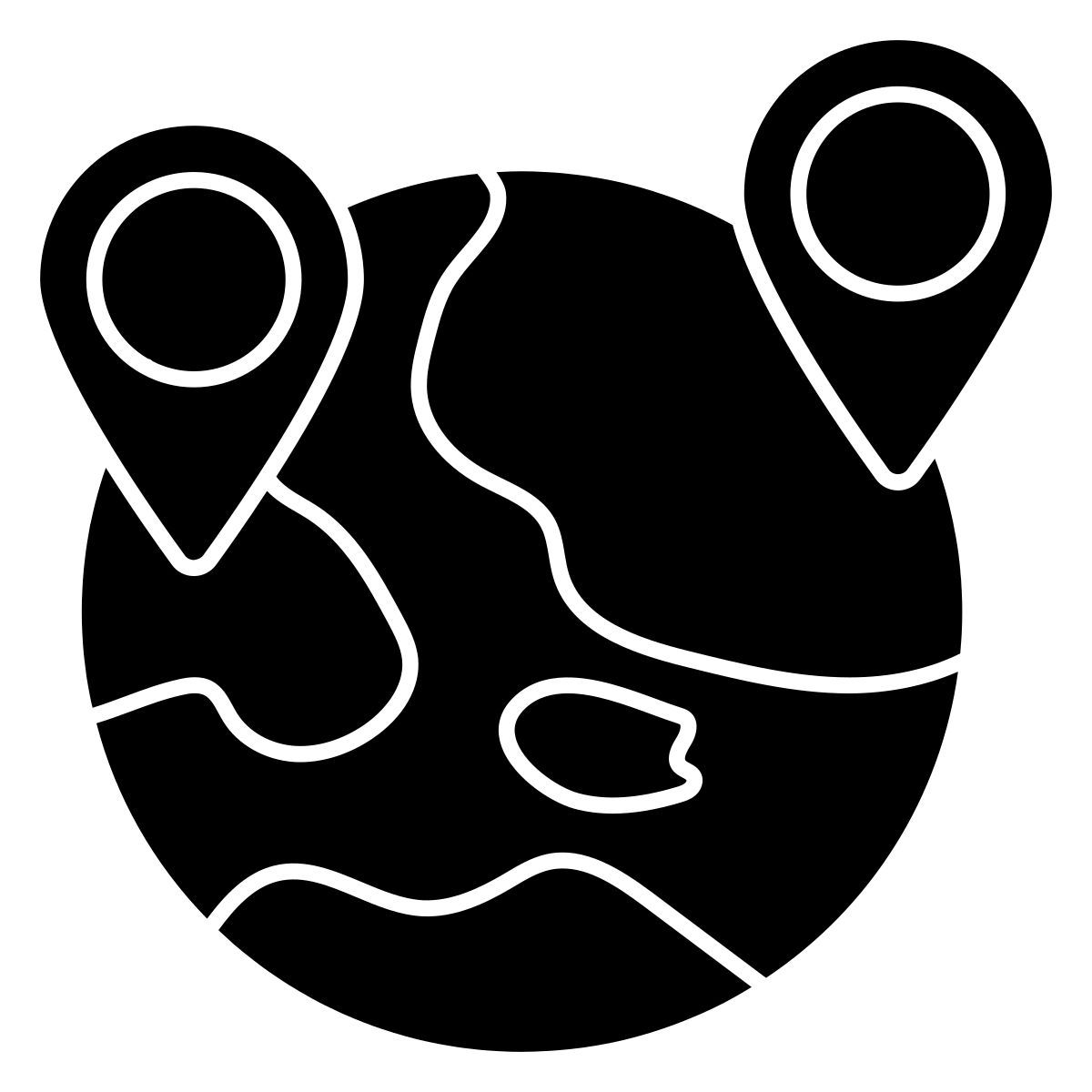 globaler standort icon