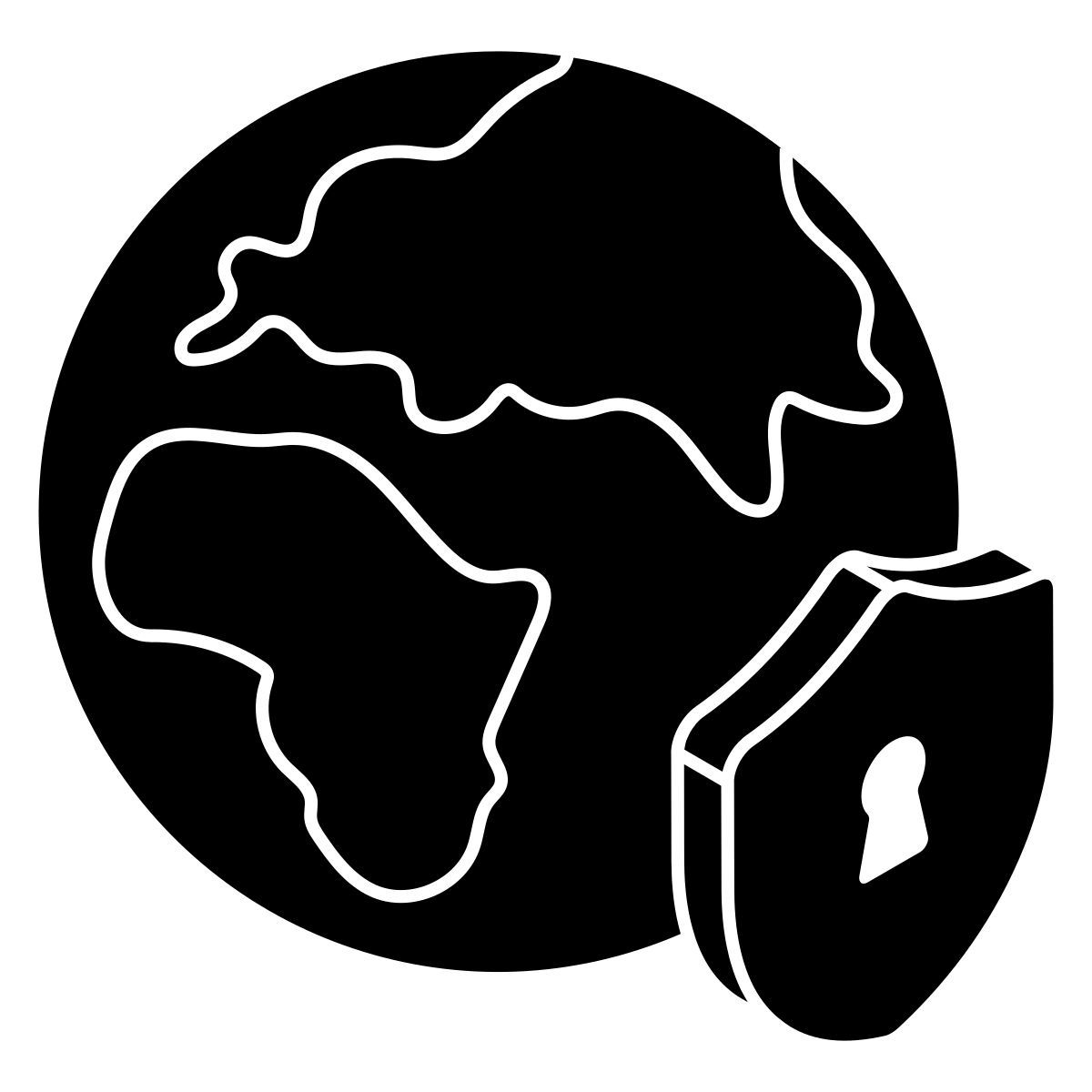 sécurité mondiale icon