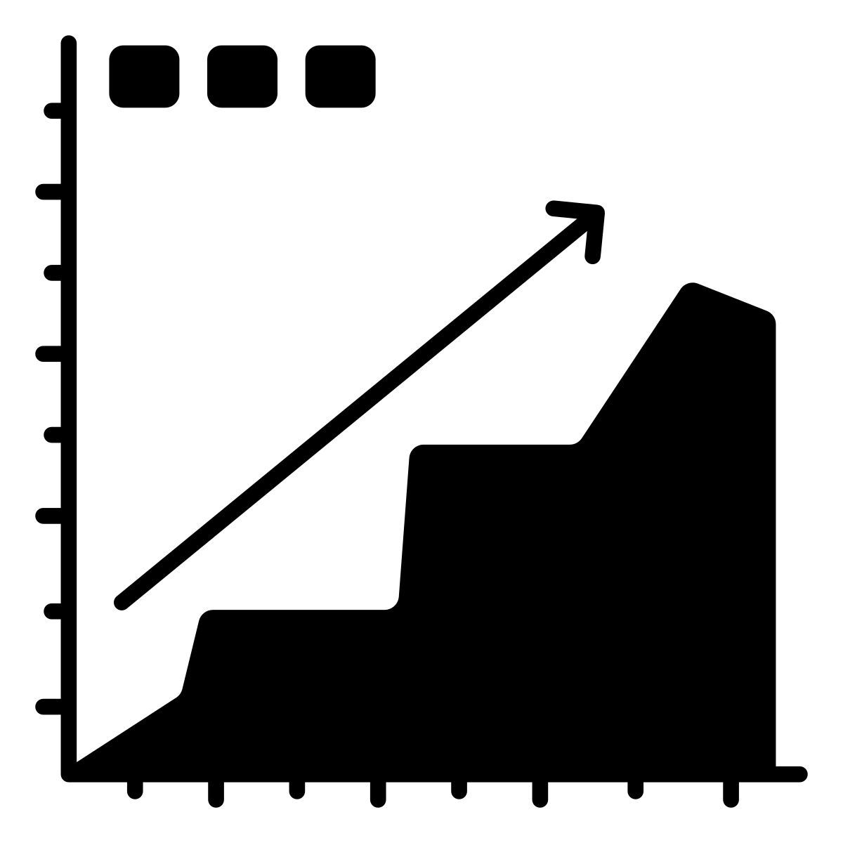 growth chart icon