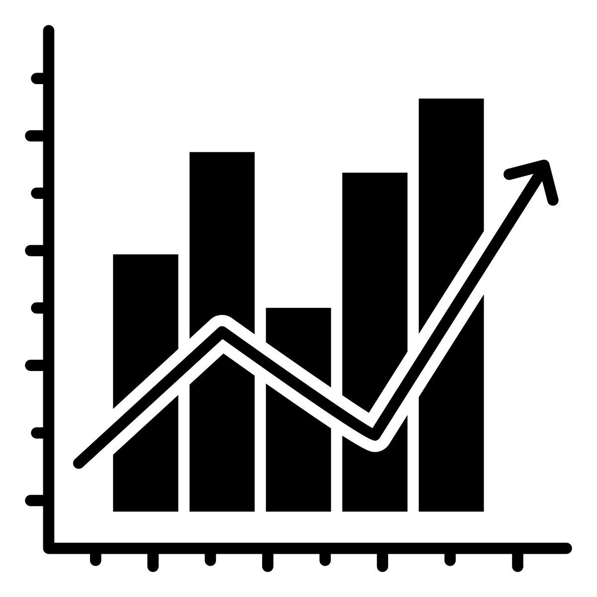 growth chart icon