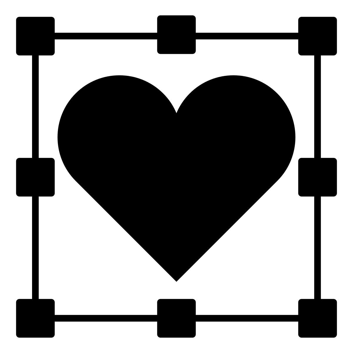 heart selection tool icon