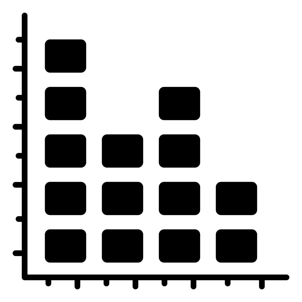 histogram chart icon